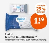 feuchte Toilettentücher von Hakle im aktuellen tegut Prospekt für 1,19 €