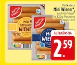 Mini Wiener Angebote von GUT&GÜNSTIG bei EDEKA Regensburg für 2,59 €
