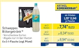 Bittergetränk von Schweppes im aktuellen METRO Prospekt für 9,21 €