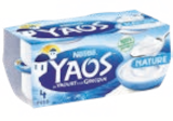 Yaourts à la Grecque Nature Yaos - Nestlé dans le catalogue Supeco