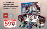 F1 Garage mit Mercedes-AMG und Alpine Rennautos im Angebot bei GLOBUS in Halle F1 Garage mit Mercedes-AMG und Alpine Rennautos Angebote von LEGO bei GLOBUS Halle für 59,99 €
