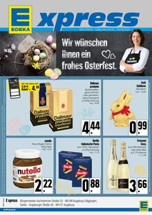 Aktueller E xpress Gersthofen Prospekt "EDEKA wünscht Ihnen ein frohes Osterfest." mit 4 Seiten