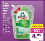 Waschmittel Aloe Vera im Angebot bei Netto Marken-Discount in Leverkusen Waschmittel Aloe Vera Angebote von Frosch bei Netto Marken-Discount Leverkusen für 4,49 €