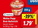 Brot-Aufstrich von Walter Popp im aktuellen Lidl Prospekt für 1,79 €