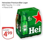 Aktuelle Heineken Angebote bei GLOBUS in Bochum Aktuelles Premium Bier Lager Angebot bei GLOBUS in Bochum ab 4,99 €