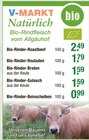 Bio-Rindfleisch für 2,49 € bei V-Markt im Angebot Bio-Rindfleisch im aktuellen V-Markt Prospekt