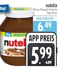 Nuss-Nugat-Creme im EDEKA Prospekt Nuss-Nugat-Creme von Nutella im aktuellen EDEKA Prospekt für 5,99 €