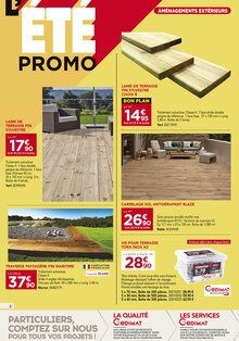 Prospectus Gedimat à Noyon, "L'ÉTÉ PROMO : GROS TRAVAUX D'ÉTÉ", 16 pages de promos valables du 02/07/2025 au 23/08/2025