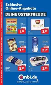 Eis im combi Prospekt "Markt - Angebote" mit 37 Seiten (Osnabrück)