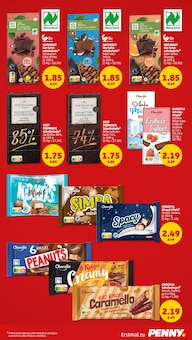 Schokolade im Penny Prospekt "Wer günstig will, muss Penny." mit 38 Seiten (Duisburg)