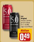 5,0 Original Angebote bei REWE Weilheim für 0,49 €