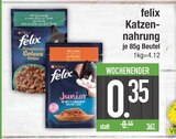Katzennahrung von Felix im aktuellen EDEKA Prospekt für 0,35 €
