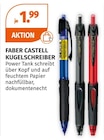 Kugelschreiber von Faber Castell im aktuellen Müller Prospekt für 1,99 €