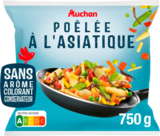 POÊLÉE DE LÉGUMES À L'ASIATIQUE SURGELÉE AUCHAN - AUCHAN en promo chez Auchan Hypermarché POÊLÉE DE LÉGUMES À L'ASIATIQUE SURGELÉE AUCHAN - AUCHAN dans le catalogue Auchan Hypermarché