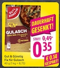 Fix für Gulasch Angebote von Gut & Günstig bei EDEKA Offenburg für 0,35 €