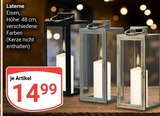Laterne Angebote bei GLOBUS Pulheim für 14,99 €