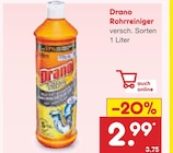 Rohrreiniger im Netto Marken-Discount Prospekt Rohrreiniger von Drano im aktuellen Netto Marken-Discount Prospekt für 2,99 €