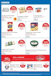Prix et réduction Mascarpone dans le prospectus Monoprix en cours Offre Mascarpone dans le catalogue Monoprix du moment à la page 54