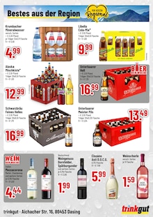 Wasser im Trinkgut Prospekt "Aktuelle Angebote" mit 4 Seiten (Augsburg)