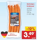 Netto Marken-Discount Harsum - Schinkenkrakauer Angebot im Prospekt Schinkenkrakauer bei Netto Marken-Discount im Harsum Prospekt für 3,49 €