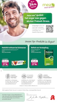 Aktueller mea - meine apotheke Prospekt (Wiggensbach, 4 Seiten zum blättern mea - meine apotheke Prospekt Unsere August-Angebote mit 4 Seiten