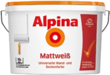 Wand- und Deckenfarbe Mattweiß Angebote von Alpina bei Kaufland Halle für 17,99 €