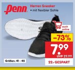 Herren Sneaker Angebote von Penn bei Netto Marken-Discount Cottbus für 7,99 €