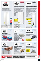 Prix et réduction Chauffe-Eau Électrique dans le prospectus Brico Dépôt en cours Offre Chauffe-Eau Électrique dans le catalogue Brico Dépôt du moment à la page 21