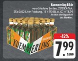 Likör im Angebot bei EDEKA in Schwabach Likör Angebote von Kuemmerling bei EDEKA Schwabach für 7,99 €