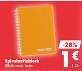 Mäc-Geiz Chemnitz - Spiralnotizblock Angebot im Prospekt Spiralnotizblock bei Mäc-Geiz im Chemnitz Prospekt für 1,00 €