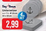 Kaufhaus Stolz - Untersetzer Angebot im Prospekt Untersetzer bei Kaufhaus Stolz im Prospekt "" für 2,99 €