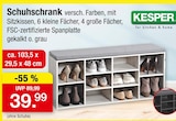 Schuhschrank im Angebot bei Zimmermann in Mainz Schuhschrank Angebote von KESPER bei Zimmermann Mainz für 39,99 €