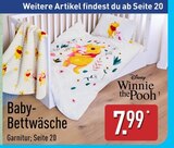 Winnie the Pooh Baby-Bettwäsche von Disney im aktuellen ALDI Nord Prospekt für 7,99 €