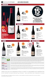 Promos Vin Beaujolais dans le catalogue "FOIRE AUX VINS" de Intermarché à la page 10