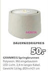 GRANMEIS Springbrunnen im aktuellen JYSK Prospekt