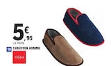 Chausson Homme - Tissaia en promo chez E.Leclerc Le Havre à 5,95 €