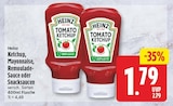 Ketchup, Mayonaise, Remoulade-Sauce oder Snacksaucen von Heinz für 1,79 € bei EDEKA im Angebot Ketchup, Mayonaise, Remoulade-Sauce oder Snacksaucen von Heinz im aktuellen EDEKA Prospekt