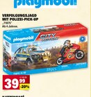 Verfolgungsjagd mit Polizei-Pick-Up Angebote von Playmobil bei Marktkauf Fellbach für 39,99 €
