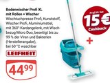 Bodenwischer Profi XL mit Rollen + Wischer Angebote von Leifheit bei GLOBUS Krefeld für 44,99 €