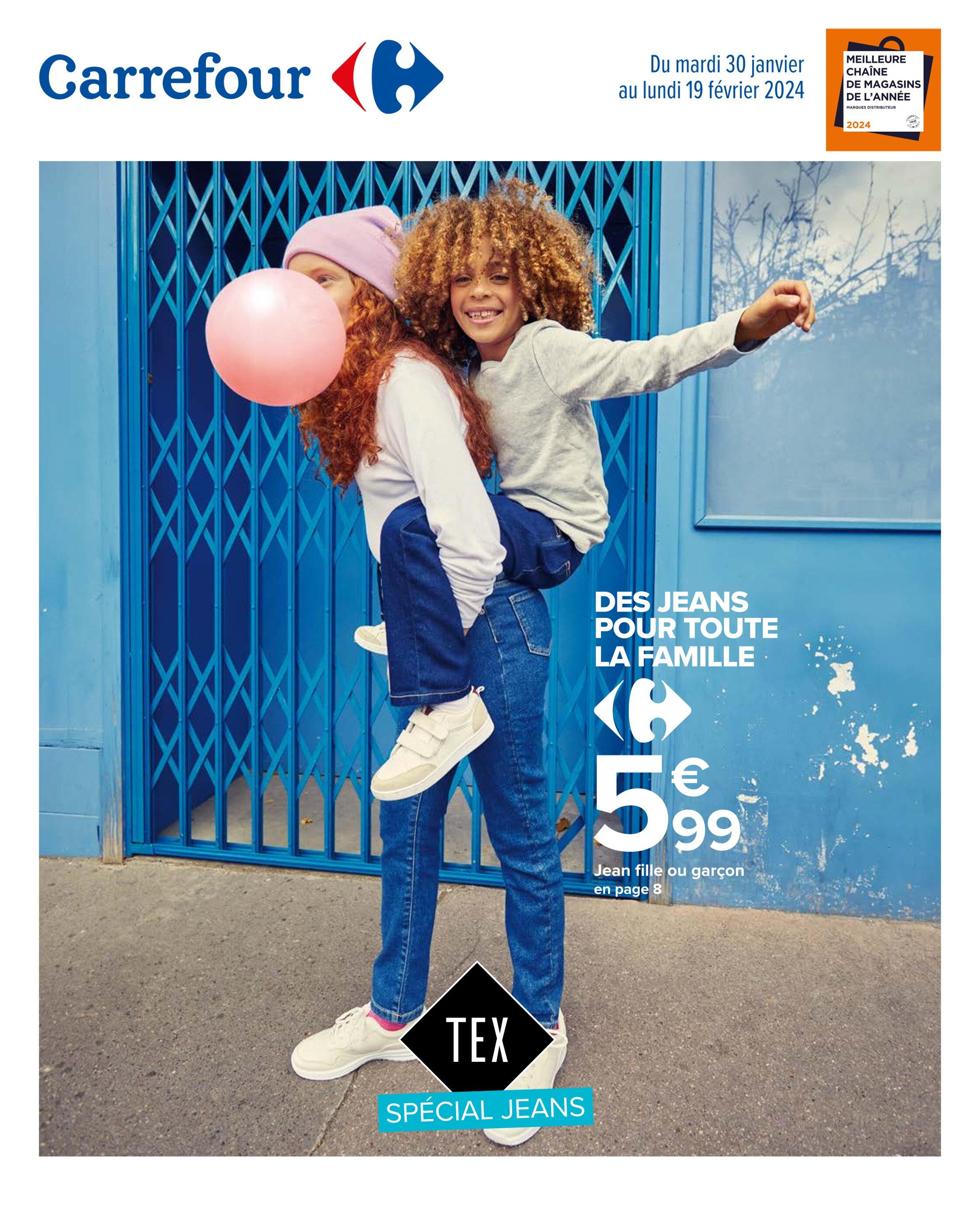 Tex Carrefour Promos et prix dans le catalogue de la semaine