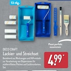 Lackier- und Streichset von DECO CRAFT im aktuellen ALDI Nord Prospekt