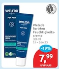 Weleda For Men Feuchtigkeitscreme von Weleda für 7,99 € bei budni im Angebot Weleda For Men Feuchtigkeitscreme von Weleda im aktuellen budni Prospekt