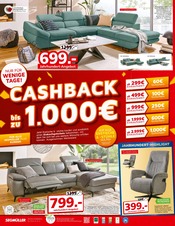 Ledergarnitur im Segmüller Prospekt in München Aktueller Segmüller Prospekt mit Ledergarnitur, "Cashback bis zu 1000€", Seite 2