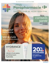 Prix et réduction Crème Hydratante dans le prospectus Carrefour en cours Offre Crème Hydratante dans le catalogue Carrefour du moment à la page 1