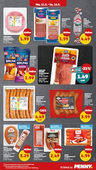 Bratwurst im Penny Prospekt "Wer günstig will, muss Penny." mit 40 Seiten (Stuttgart)