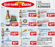 Veltins im Getränke Oase Prospekt "Aktuelle Angebote" mit 1 Seiten (Lünen)