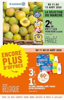 Catalogue E.Leclerc de la semaine "TOUT CE QUI COMPTE POUR VOUS EXISTE À PRIX E.LECLERC" avec 1 pages, valide du 11/08/2026 au 22/08/2026 pour Colombes et alentours Prospectus E.Leclerc de la semaine "TOUT CE QUI COMPTE POUR VOUS EXISTE À PRIX E.LECLERC" avec 1 pages, valide du 11/08/2026 au 22/08/2026 pour Colombes et alentours
