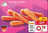 Snackmöhren Tabaluga für 0,78 € bei Netto Marken-Discount im Angebot Snackmöhren Tabaluga im aktuellen Netto Marken-Discount Prospekt