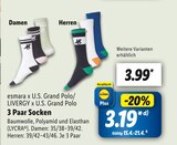 3 Paar Socken Angebote von esmara x U.S. Grand Polo/ LIVERGY x U.S. Grand Polo bei Lidl Iserlohn für 3,99 €
