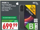 IPHONE 16 im Angebot bei Marktkauf in Ahlen IPHONE 16 Angebote von Apple bei Marktkauf Ahlen für 699,99 €